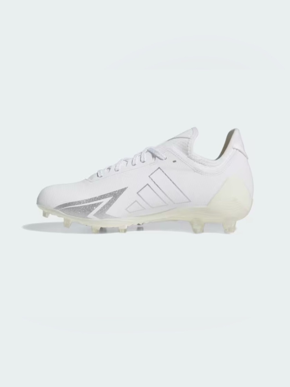 SOLD‼️adidas White Soccer Cleats with Silver Stripes - Picture 4 of 10